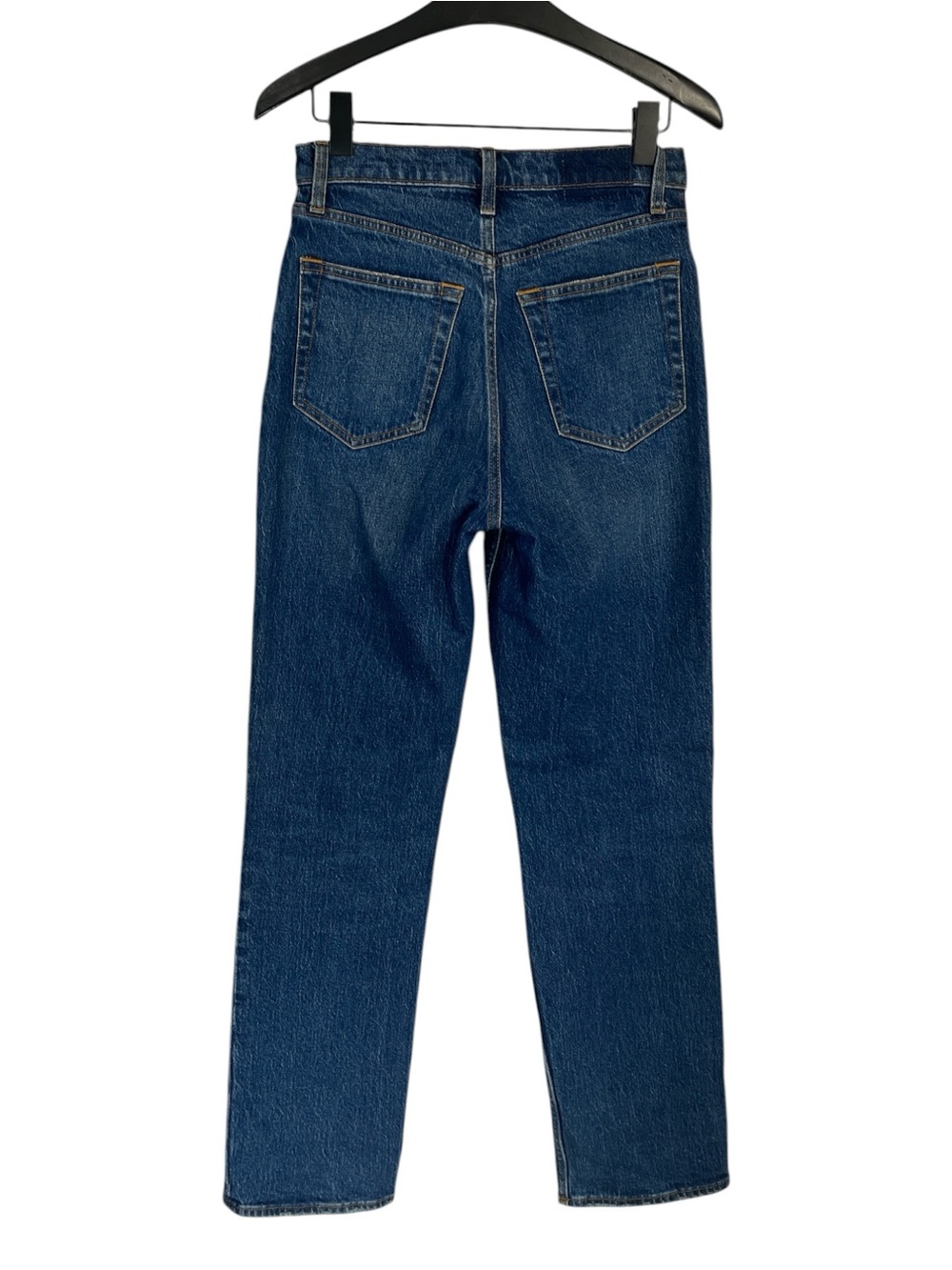 Abercrombie & Fitch Ultra High Rise 90s Straight Jean size 26 in Dark Wash - Picture 6 of 7